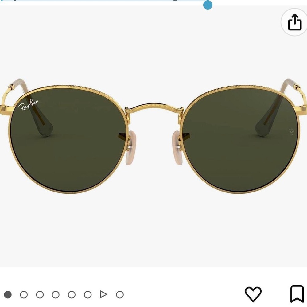 Ray-Ban Rb3447 Round Metal Sunglasses